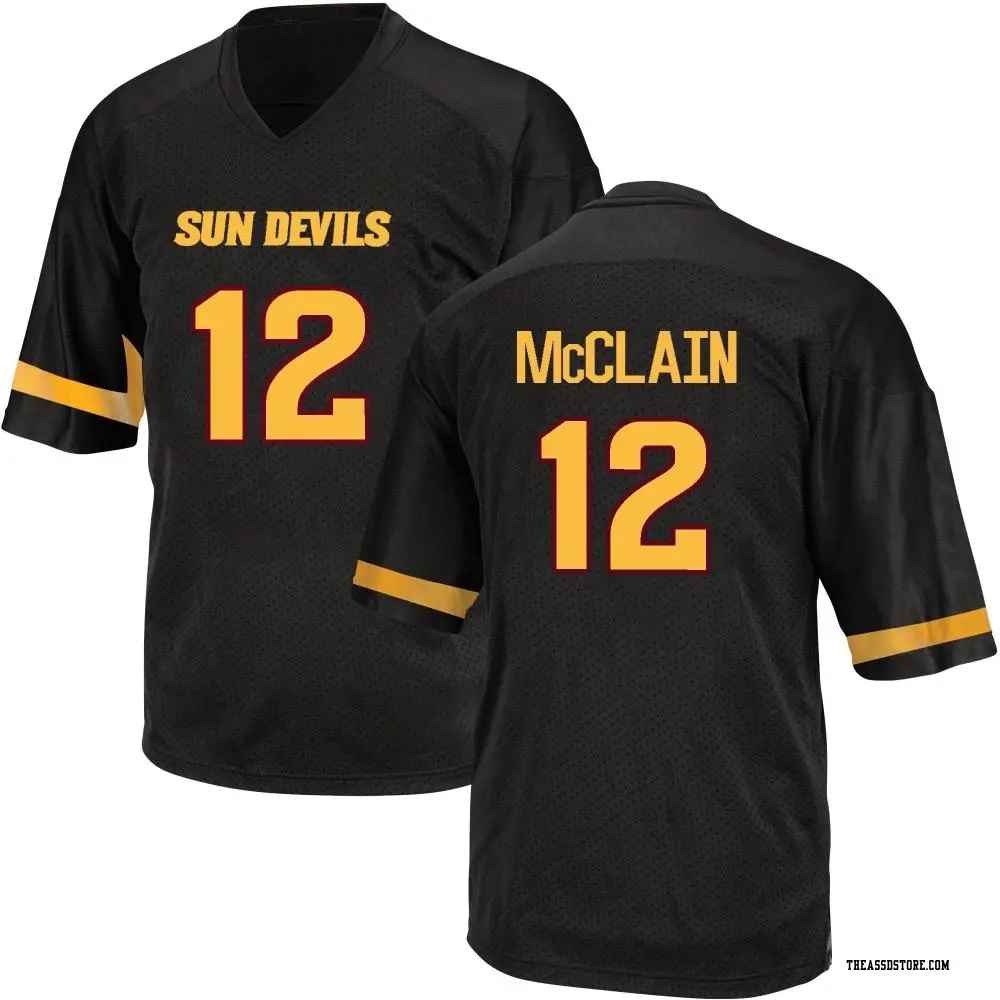 Black Game Men's Malik McClain Arizona State Sun Devils Football College Jersey