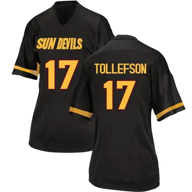 Black Game Women's Michael Tollefson Arizona State Sun Devils Football College Jersey