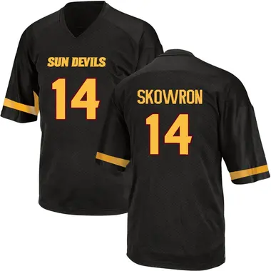 Black Game Youth Xavier Skowron Arizona State Sun Devils Football College Jersey