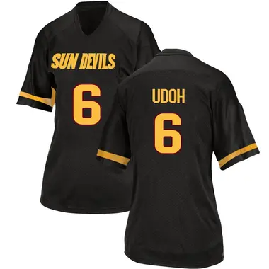 Black Replica Women's Kanye Udoh Arizona State Sun Devils Football College Jersey