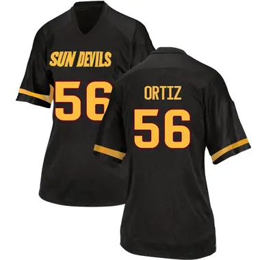 Black Replica Women's Matteo Ortiz Arizona State Sun Devils Football College Jersey