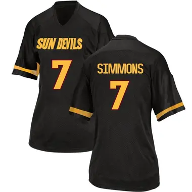 Black Replica Women's Shamari Simmons Arizona State Sun Devils Football College Jersey