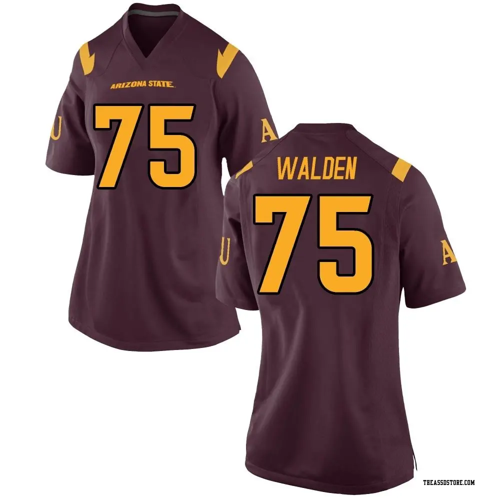 Game Women's Bram Walden Arizona State Sun Devils Maroon Football College Jersey