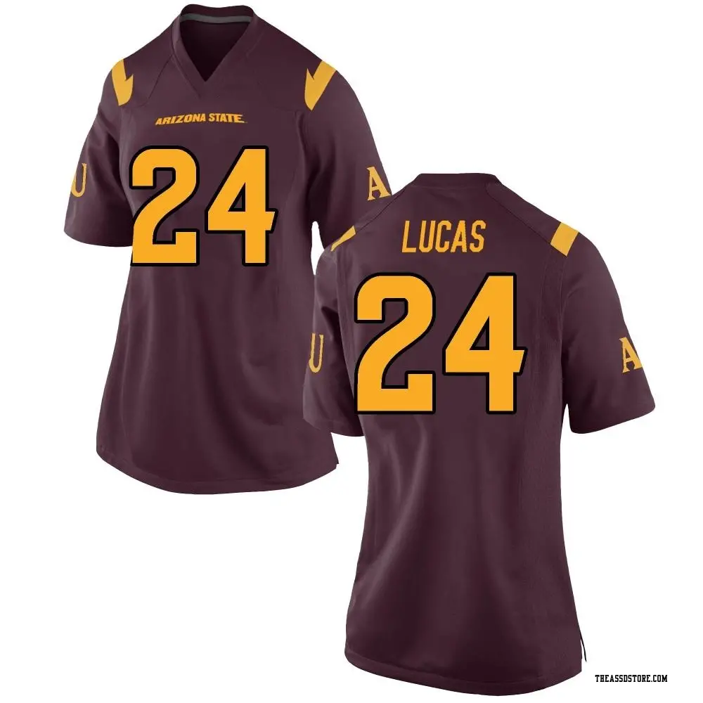 Game Women's Chase Lucas Arizona State Sun Devils Maroon Football College Jersey