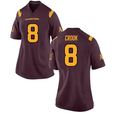 Game Women's Jordan Crook Arizona State Sun Devils Maroon Football College Jersey