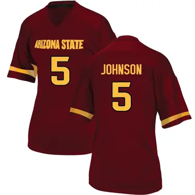 Game Women's Noble Johnson Arizona State Sun Devils Maroon Football College Jersey