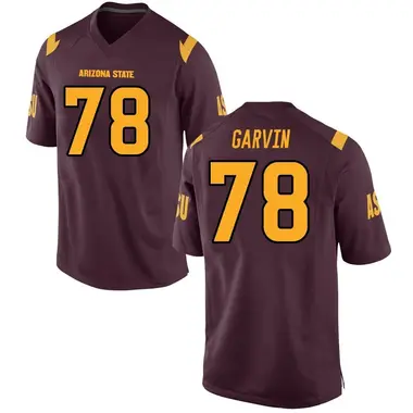 Game Youth Colby Garvin Arizona State Sun Devils Maroon Football College Jersey