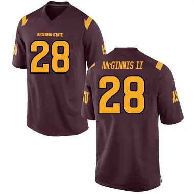 Game Youth Joseph McGinnis II Arizona State Sun Devils Maroon Football College Jersey