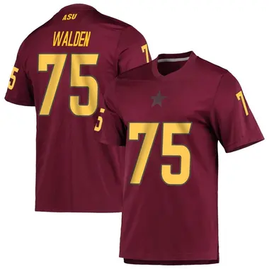 Replica Men's Bram Walden Arizona State Sun Devils Maroon AEROREADY Football Jersey