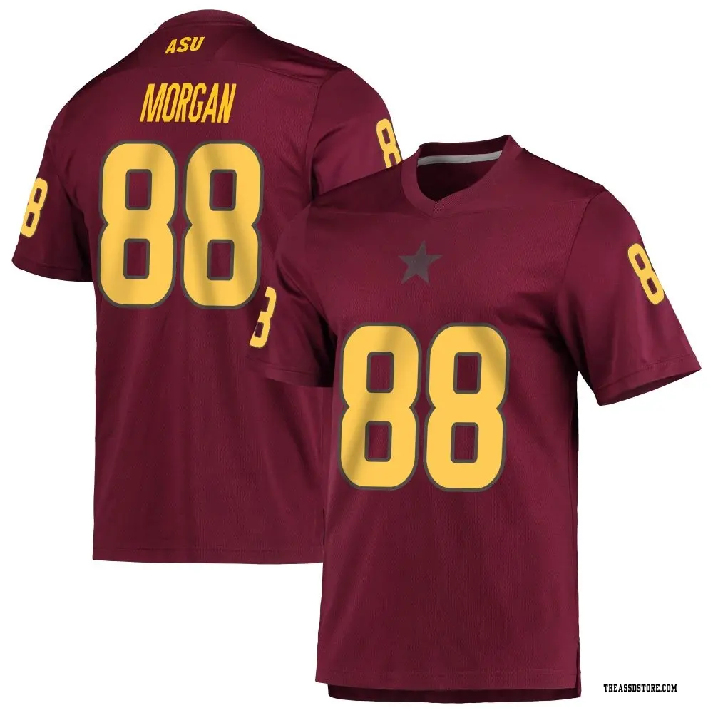 Replica Men's Daeshon Morgan Arizona State Sun Devils Maroon AEROREADY Football Jersey