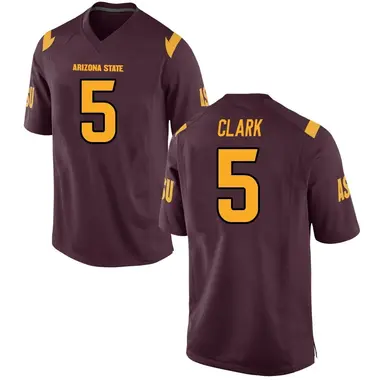 Replica Men's Jeff Clark Arizona State Sun Devils Maroon Football College Jersey