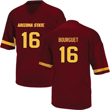 Replica Men's Trenton Bourguet Arizona State Sun Devils Maroon Football College Jersey