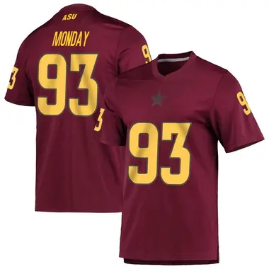 Replica Men's Tristan Monday Arizona State Sun Devils Maroon AEROREADY Football Jersey