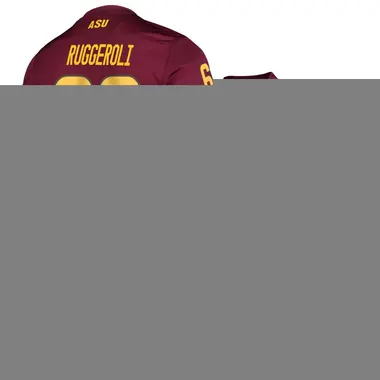 Replica Men's Xander Ruggeroli Arizona State Sun Devils Maroon AEROREADY Football Jersey
