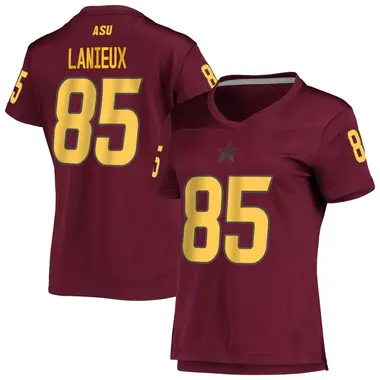 Replica Women's Akim Lanieux Arizona State Sun Devils Maroon AEROREADY Football Jersey