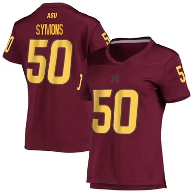 Replica Women's Chance Symons Arizona State Sun Devils Maroon AEROREADY Football Jersey