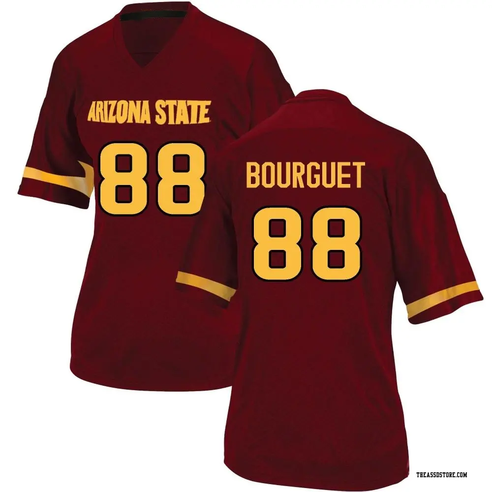 Replica Women's Coben Bourguet Arizona State Sun Devils Maroon Football College Jersey