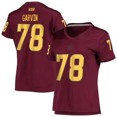 Replica Women's Colby Garvin Arizona State Sun Devils Maroon AEROREADY Football Jersey