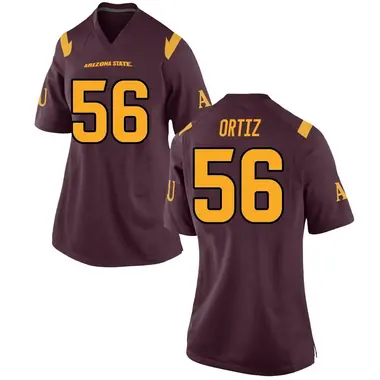Replica Women's Matteo Ortiz Arizona State Sun Devils Maroon Football College Jersey