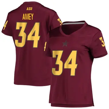 Replica Women's Myles Amey Arizona State Sun Devils Maroon AEROREADY Football Jersey