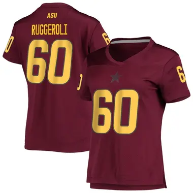 Replica Women's Xander Ruggeroli Arizona State Sun Devils Maroon AEROREADY Football Jersey