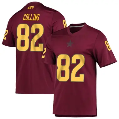 Replica Youth Armon Collins Arizona State Sun Devils Maroon AEROREADY Football Jersey