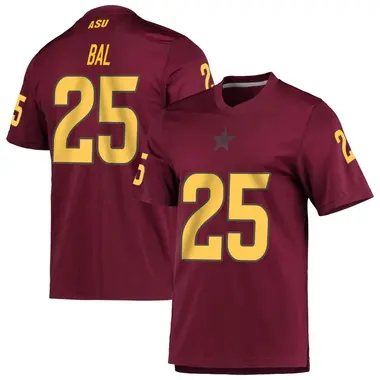 Replica Youth Jack Bal Arizona State Sun Devils Maroon AEROREADY Football Jersey