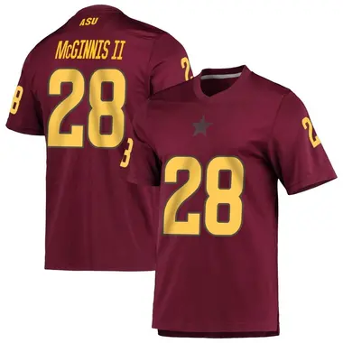 Replica Youth Joseph McGinnis II Arizona State Sun Devils Maroon AEROREADY Football Jersey