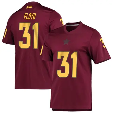 Replica Youth Kanyon Floyd Arizona State Sun Devils Maroon AEROREADY Football Jersey
