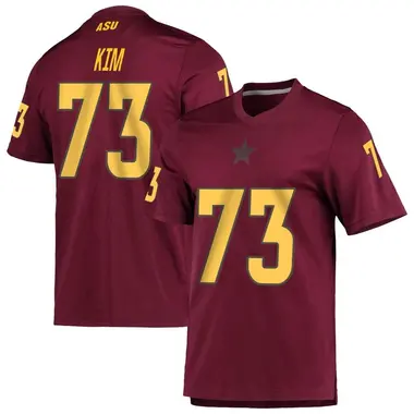 Replica Youth Terrell Kim Arizona State Sun Devils Maroon AEROREADY Football Jersey