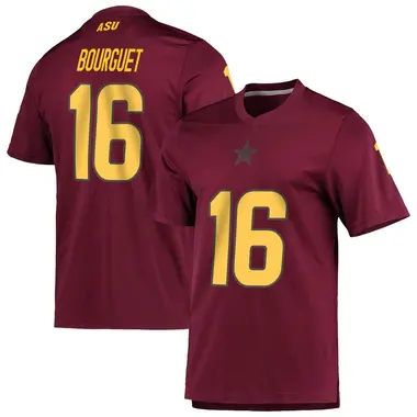 Replica Youth Trenton Bourguet Arizona State Sun Devils Maroon AEROREADY Football Jersey