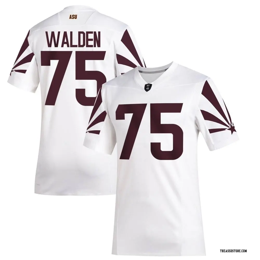 White Game Men's Bram Walden Arizona State Sun Devils Special Premier Football Jersey