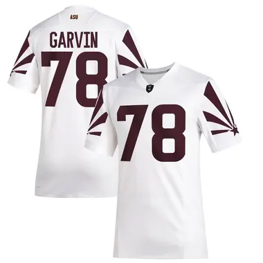 White Game Men's Colby Garvin Arizona State Sun Devils Special Premier Football Jersey