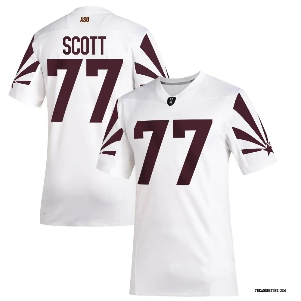 White Game Men's Kyle Scott Arizona State Sun Devils Special Premier Football Jersey
