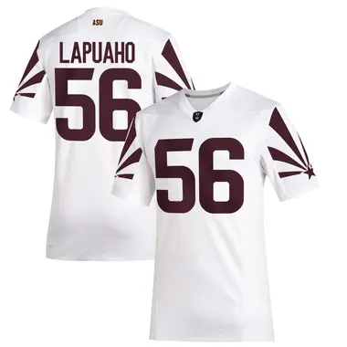 White Game Men's Rob Lapuaho Arizona State Sun Devils Special Premier Football Jersey