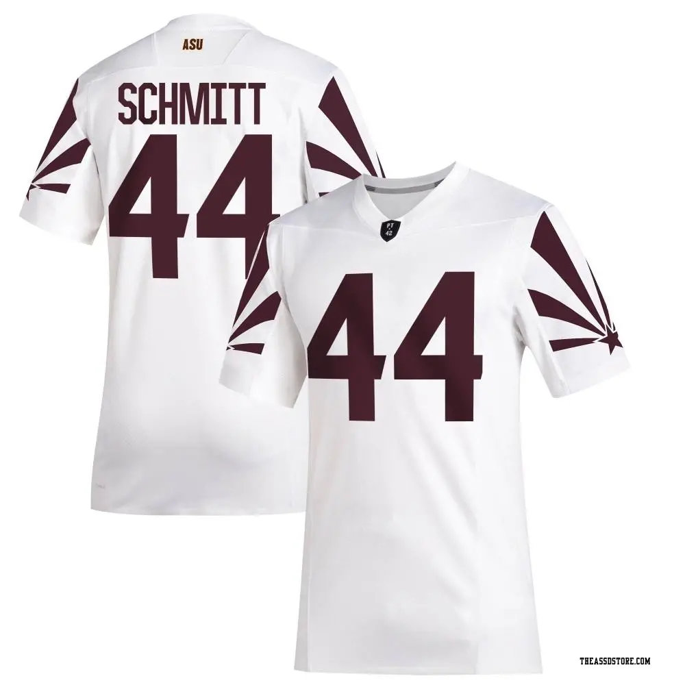 White Game Men's Sinjin Schmitt Arizona State Sun Devils Special Premier Football Jersey