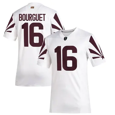White Game Men's Trenton Bourguet Arizona State Sun Devils Special Premier Football Jersey