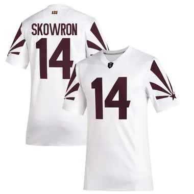 White Game Men's Xavier Skowron Arizona State Sun Devils Special Premier Football Jersey