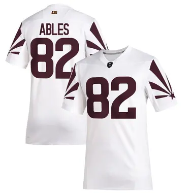 White Game Youth Chance Ables Arizona State Sun Devils Special Premier Football Jersey