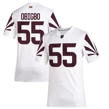 White Game Youth Jimeto Obigbo Arizona State Sun Devils Special Premier Football Jersey