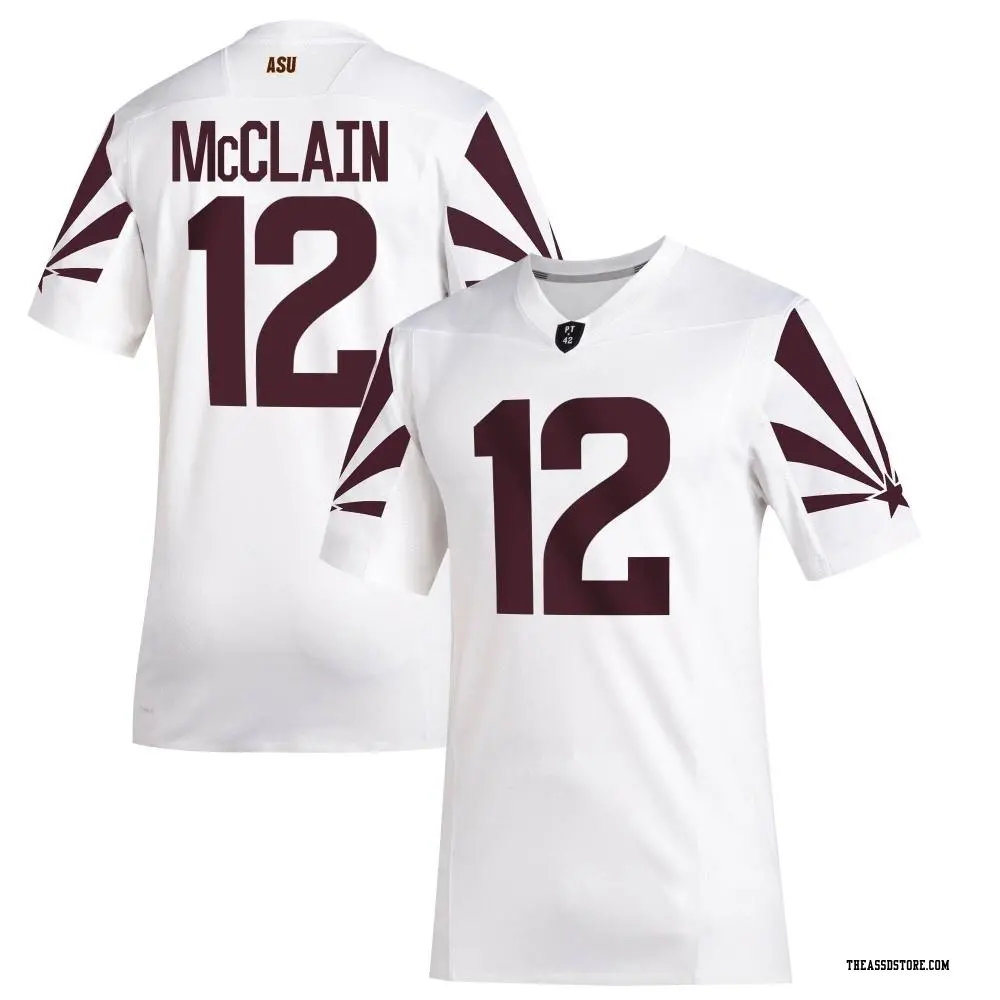 White Game Youth Malik McClain Arizona State Sun Devils Special Premier Football Jersey