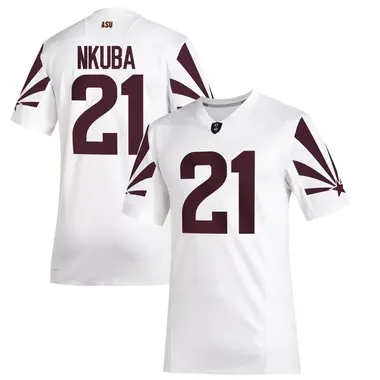 White Game Youth Tony-Louis Nkuba Arizona State Sun Devils Special Premier Football Jersey