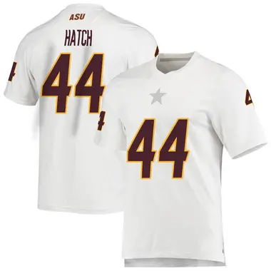 White Replica Men's Case Hatch Arizona State Sun Devils AEROREADY Football Jersey