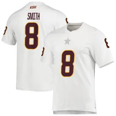 White Replica Men's Jake Smith Arizona State Sun Devils AEROREADY Football Jersey