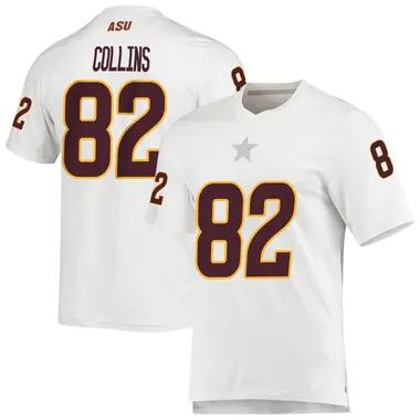 White Replica Youth Armon Collins Arizona State Sun Devils AEROREADY Football Jersey