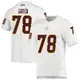 White Replica Youth Colby Garvin Arizona State Sun Devils AEROREADY Football Jersey